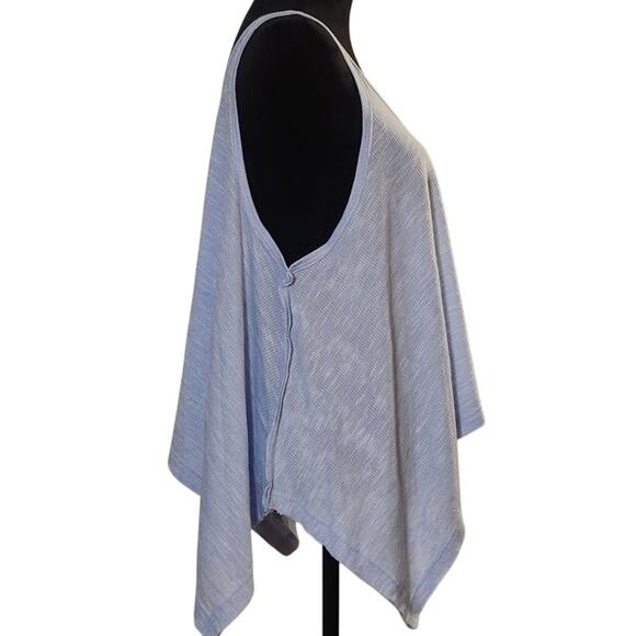 PEACH LOVE Baby Blue Oversized Tank, Size Large - Picture 2 of 12